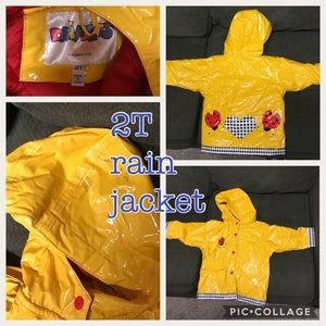 Size 2t lady bug rain jacket